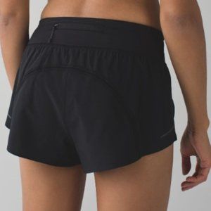Lululemon Split Second Short II  Black